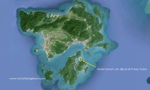 tanah tepi pantai untuk dijual di pulau tuba langkawi 